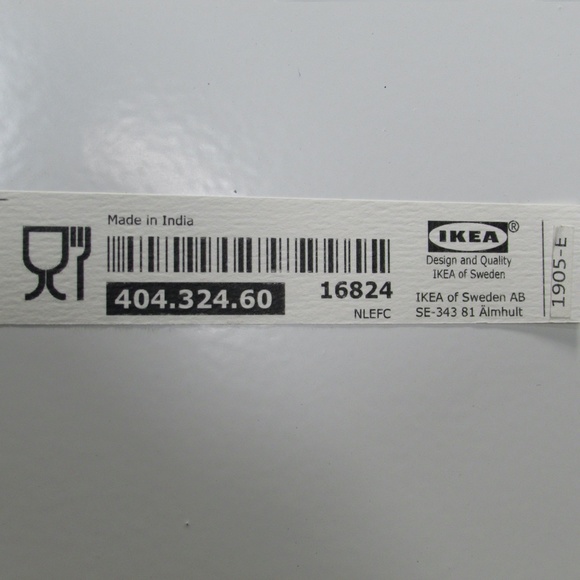 IKEA Arbete Decorative Fruit Bowl 12" White - Picture 5 of 6